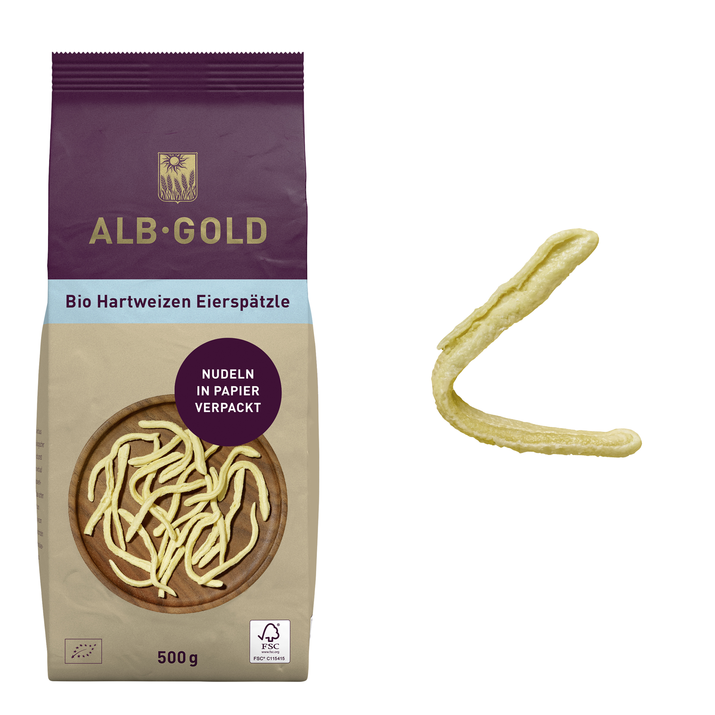 Bio Hartweizen Eierspätzle