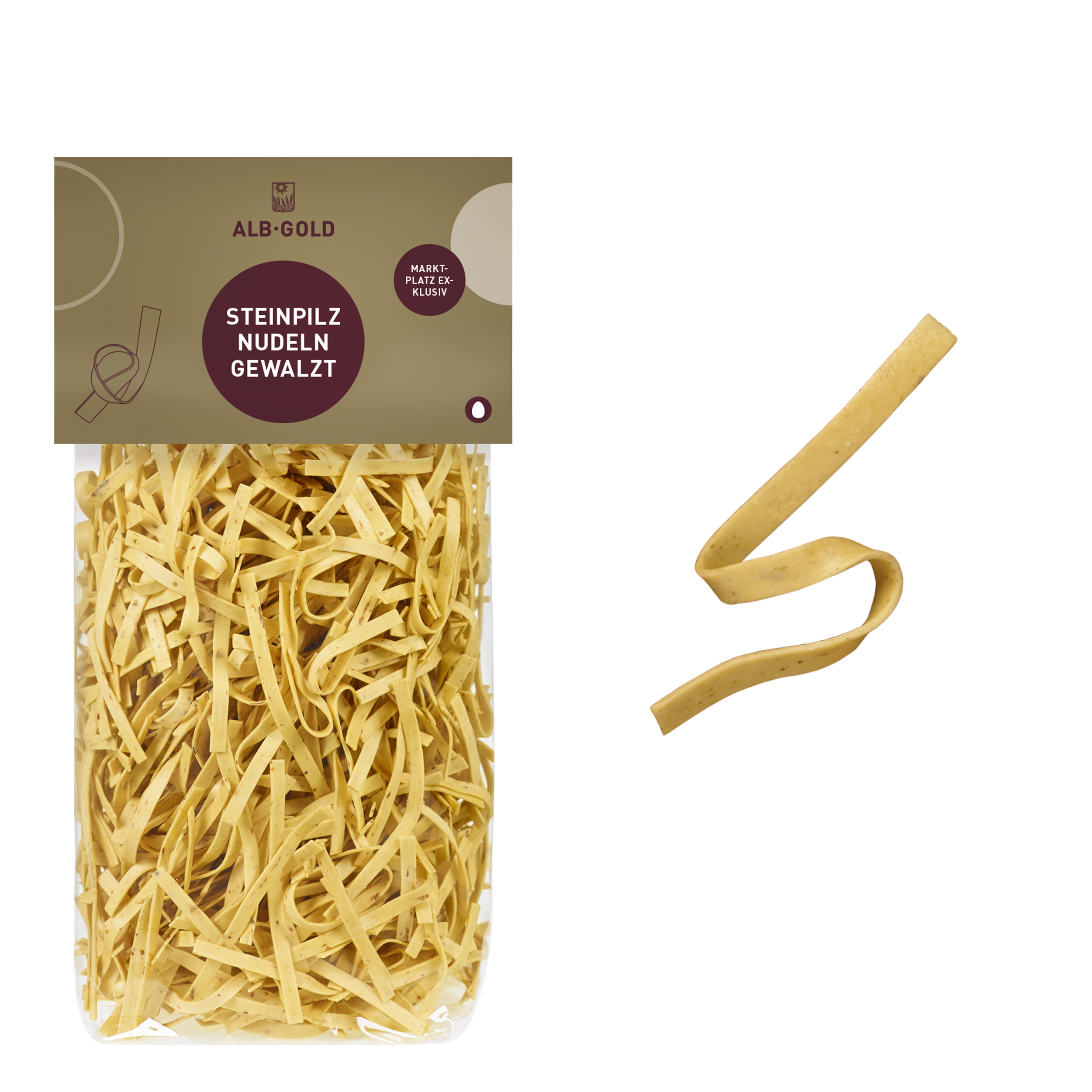 Steinpilz Nudeln gewalzt Steinpilz Nudeln gewalzt