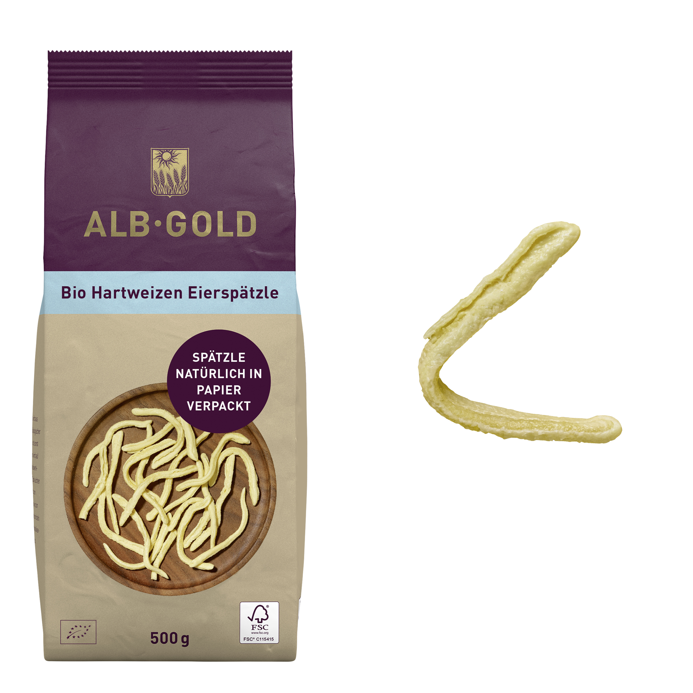Bio Hartweizen Eierspätzle