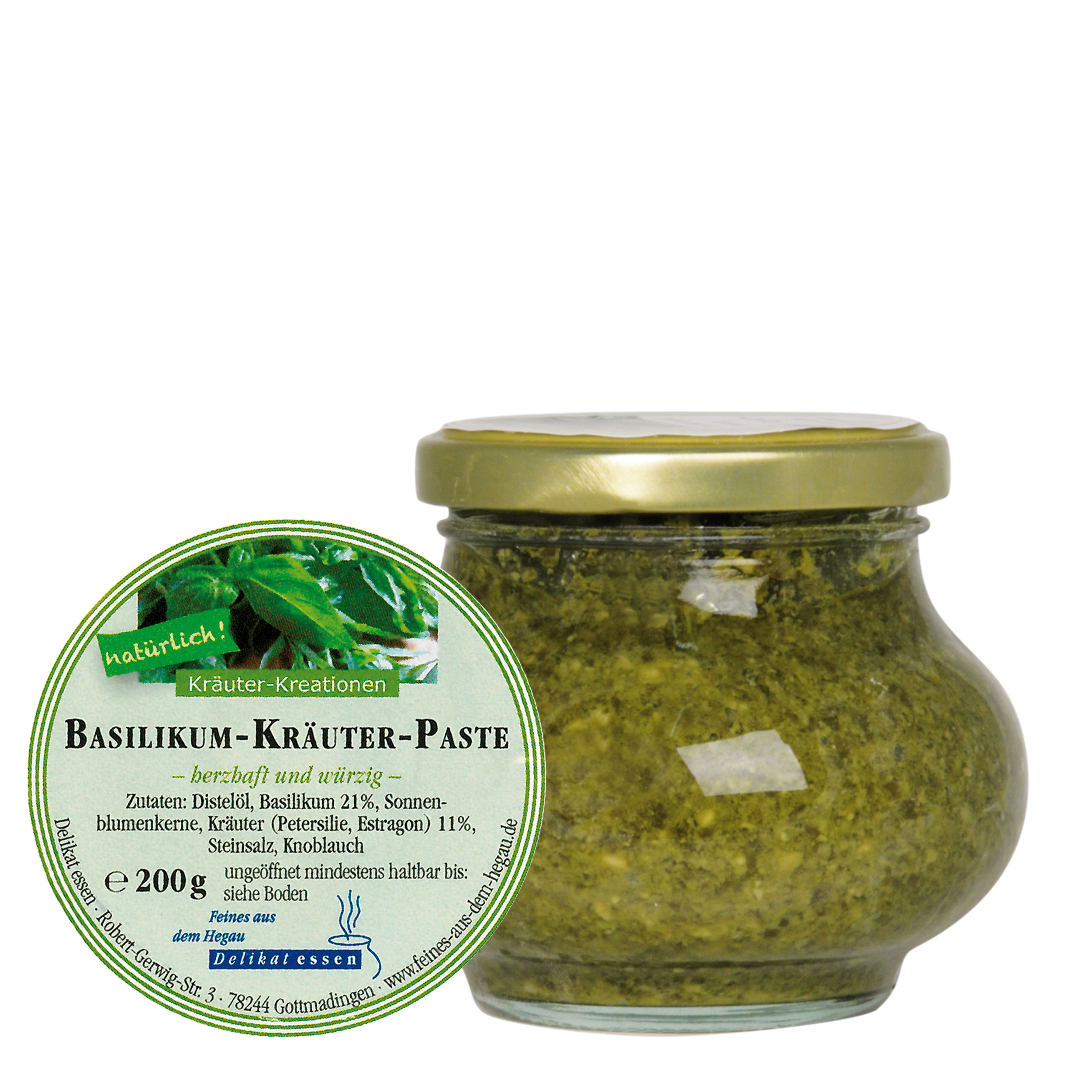 Basilikum-Kräuter-Paste Basilikum-Kräuter-Paste