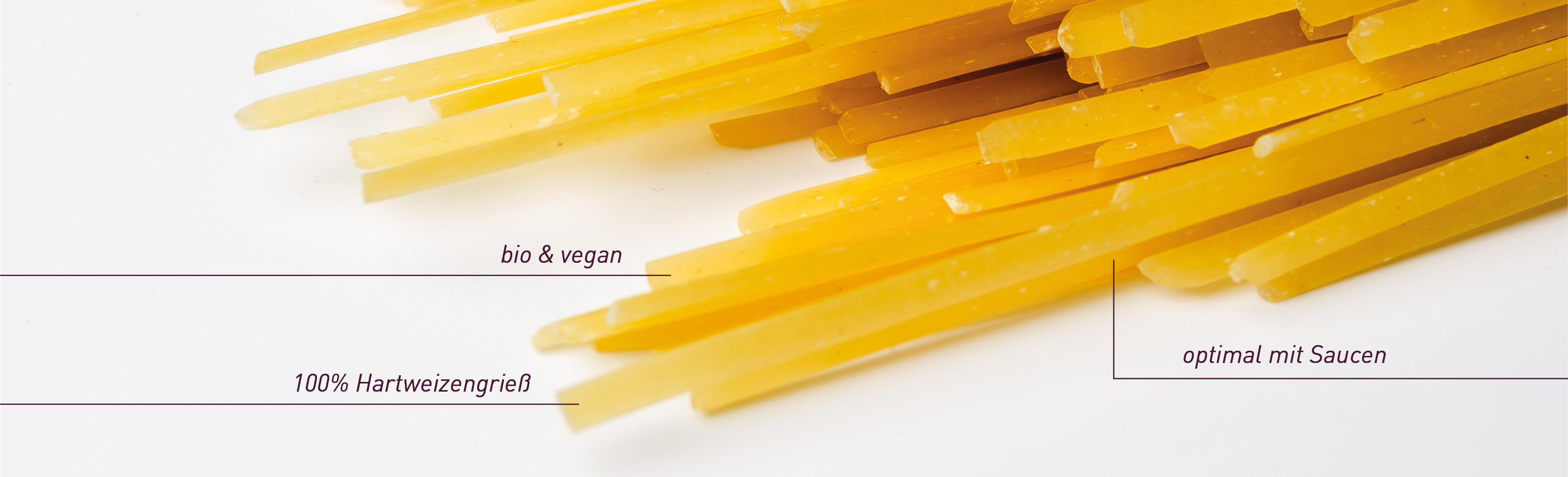 ALB-GOLD Bio Hartweizen Linguine: 100% Hartweizengrieß. optimal mit Saucen. bio & vegan.