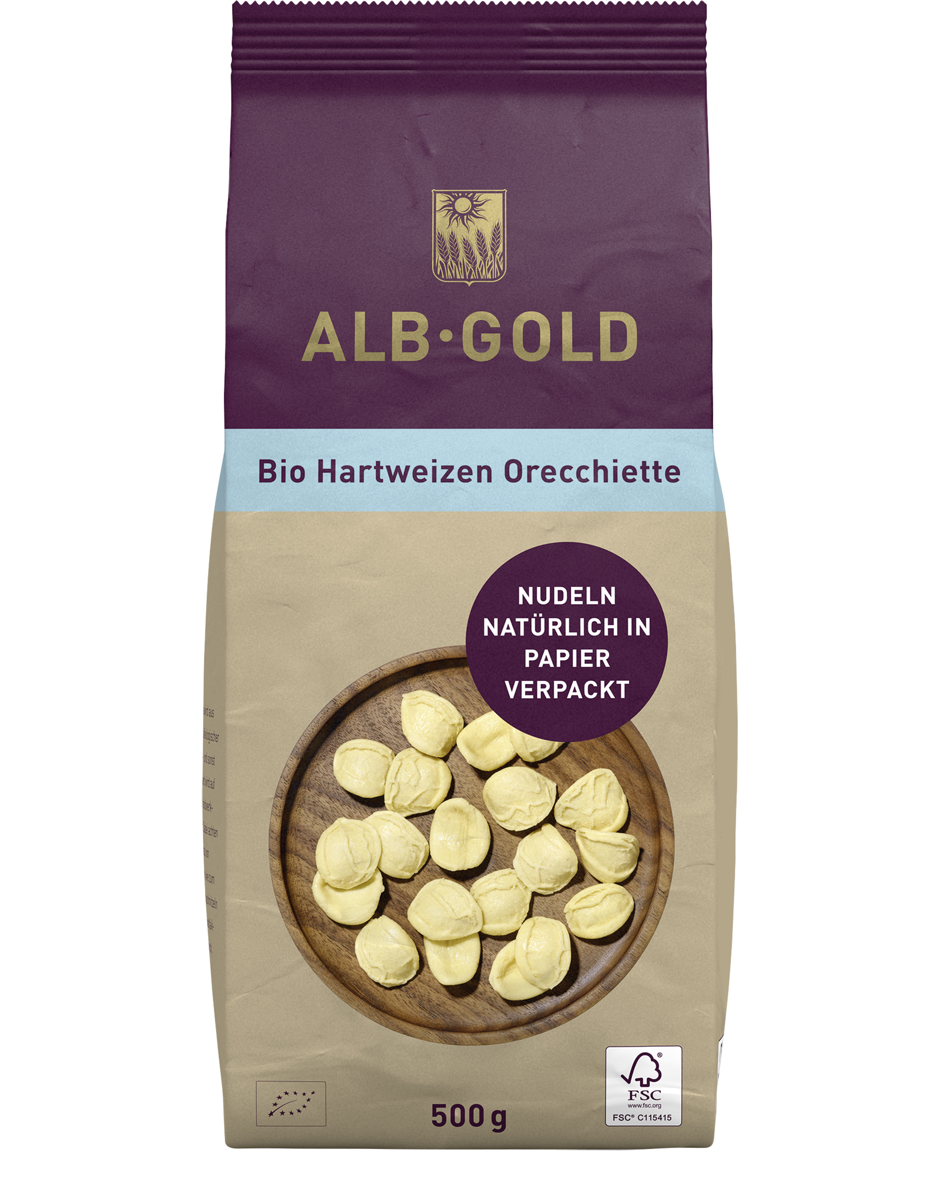 Bio Hartweizen Orecchiette