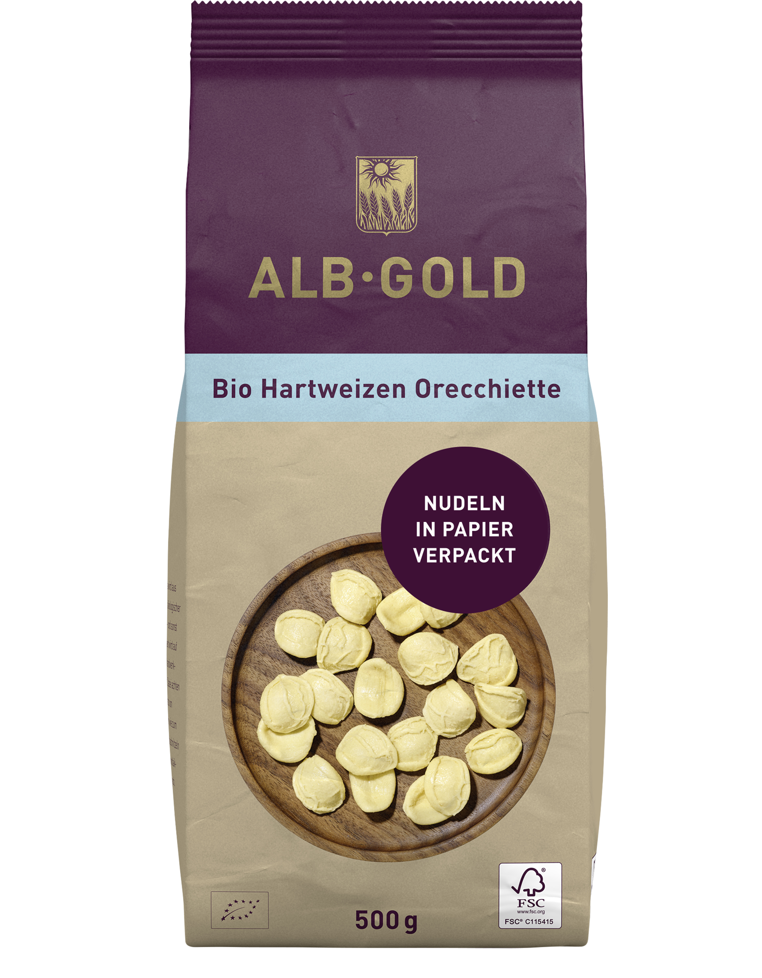 Bio Hartweizen Orecchiette