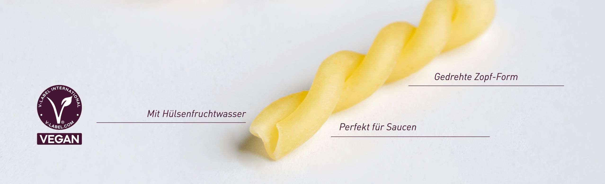 V-Label Vegan. ALB-GOLD vegane Zöpfli: Mit Hülsenfruchtwasser, gedrehte Zopf-Form, Perfekt für Saucen.