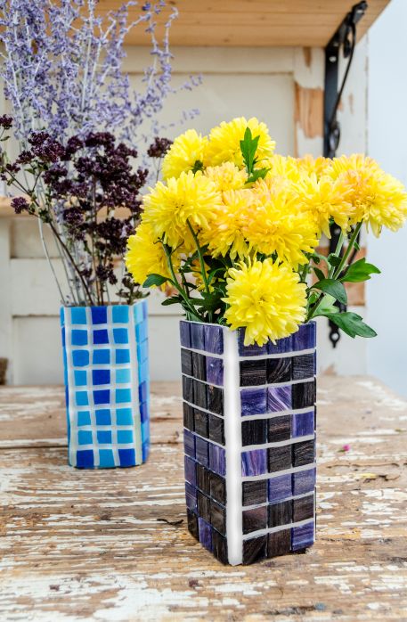 Workshop Mosaik-Vase