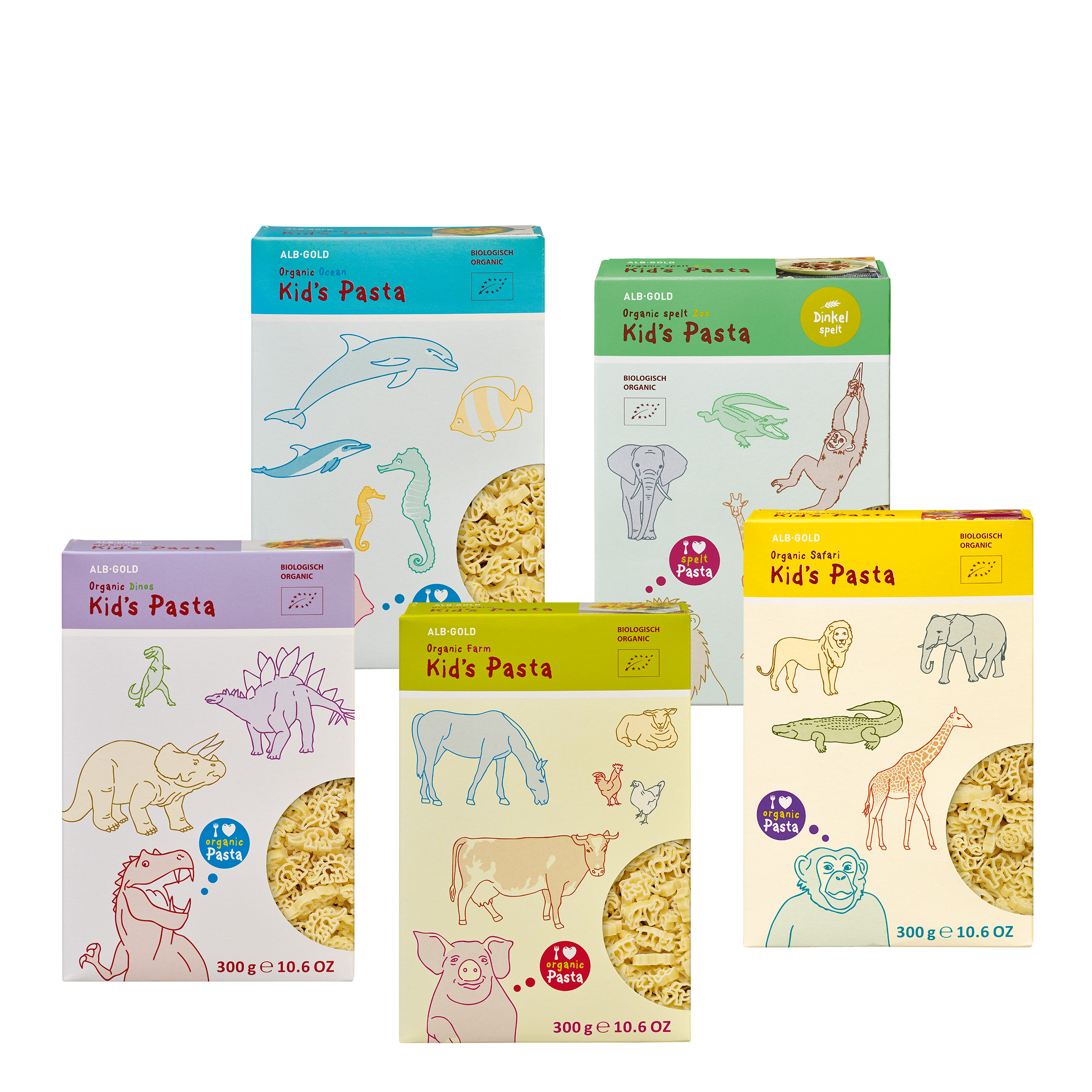 ALB-GOLD Kid's Pasta Probierpaket ALB-GOLD Kid's Pasta Probierpaket