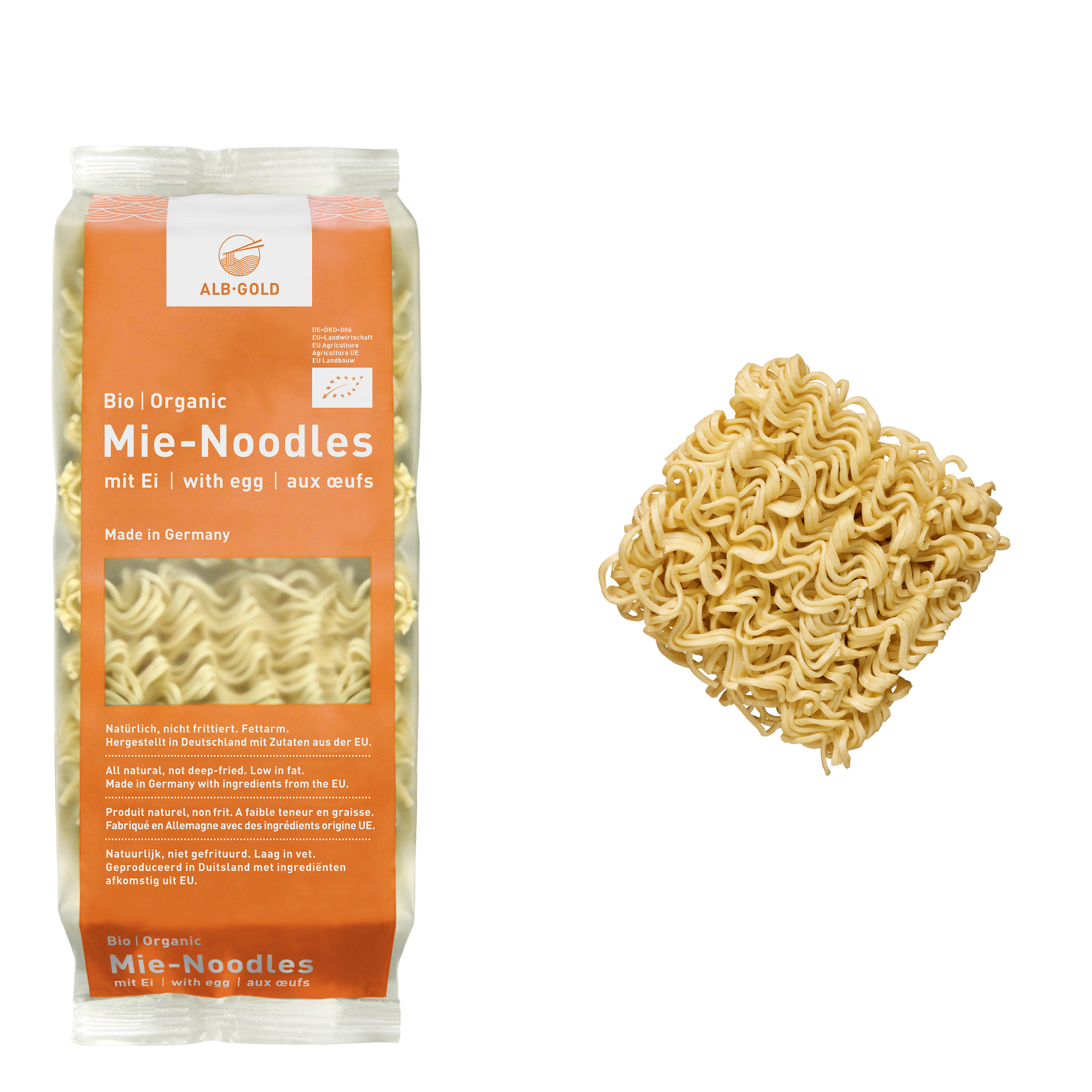 Bio Mie-Noodles mit Ei Bio Mie-Noodles mit Ei