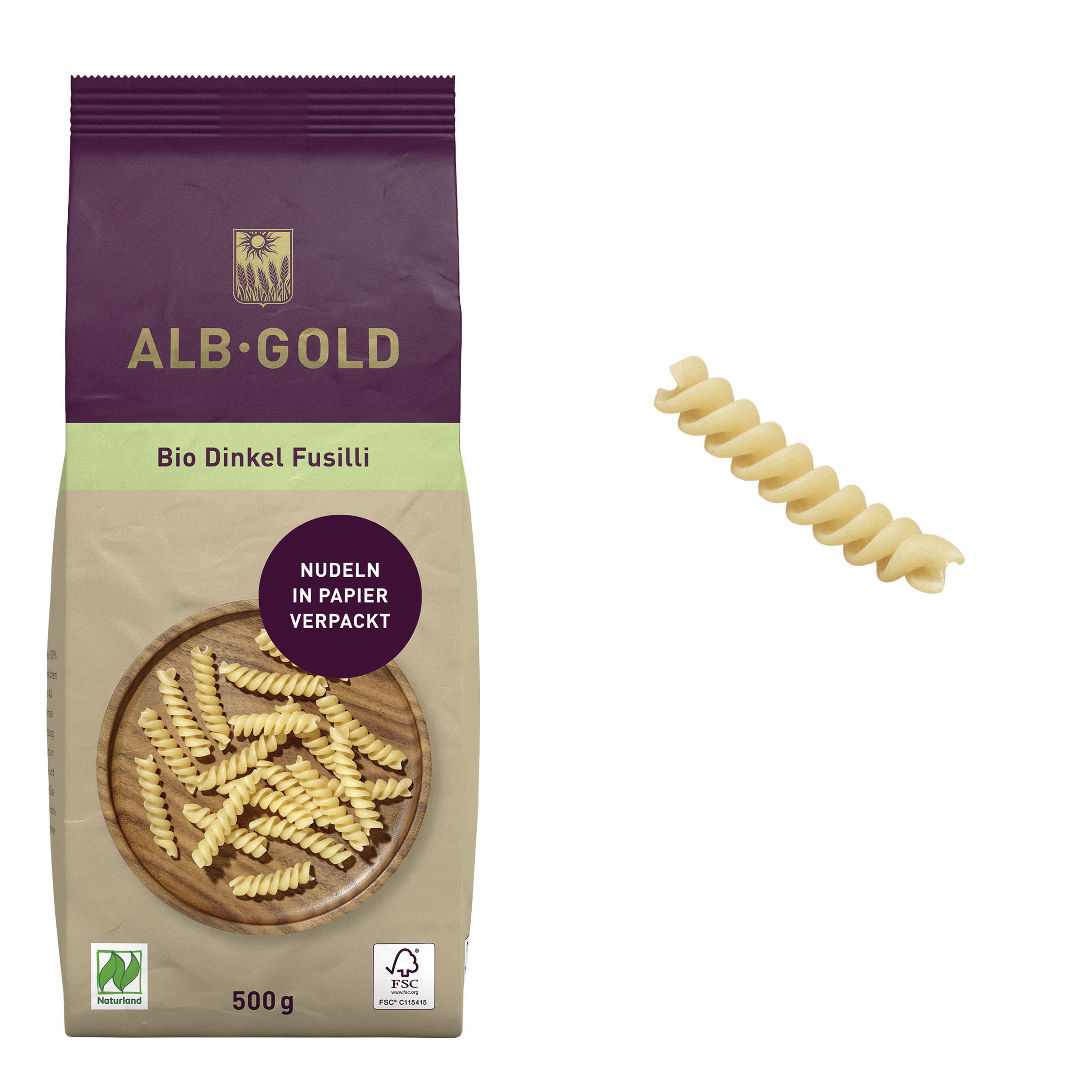 Bio Dinkel Fusilli