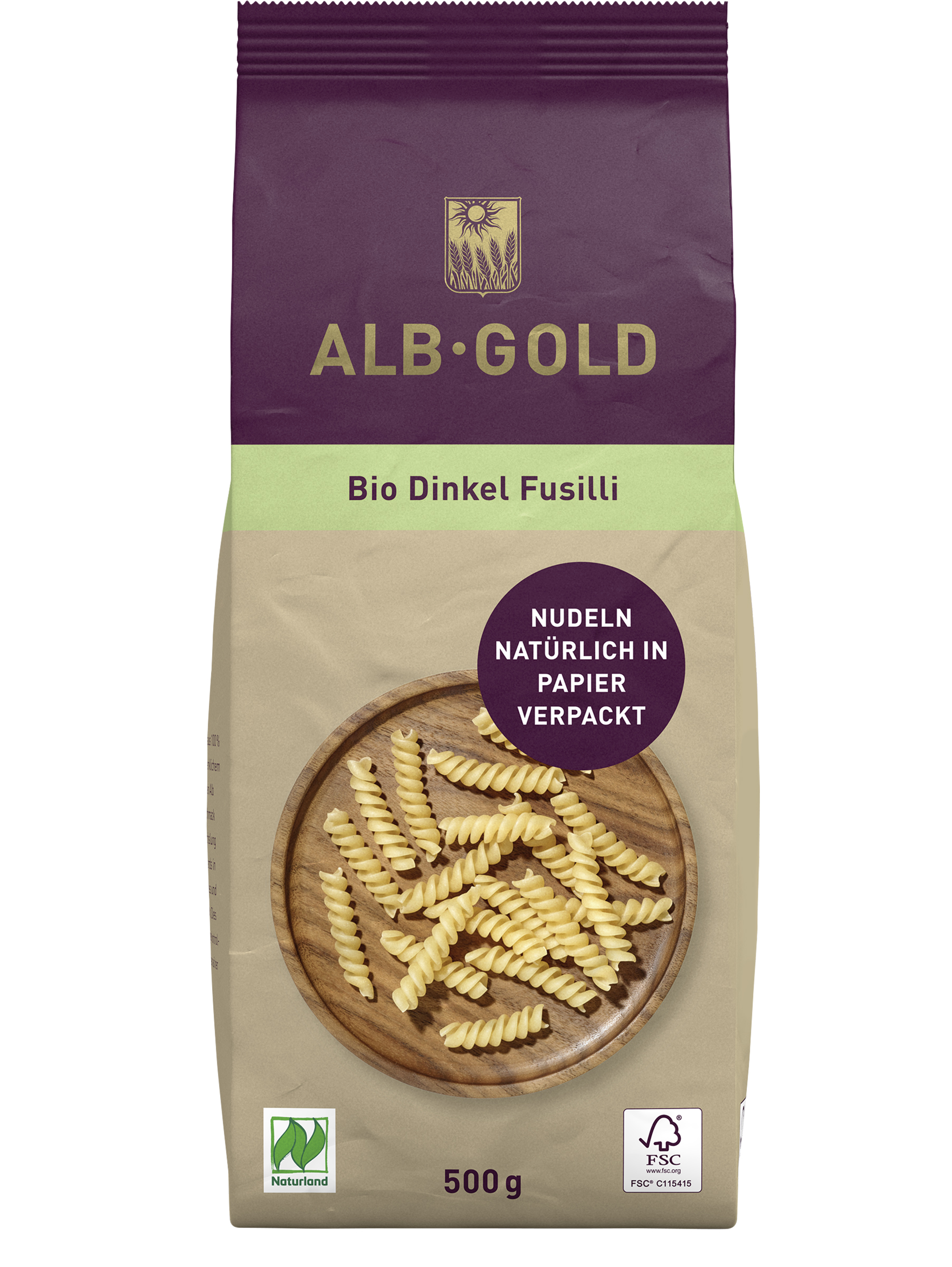 Bio Dinkel Fusilli