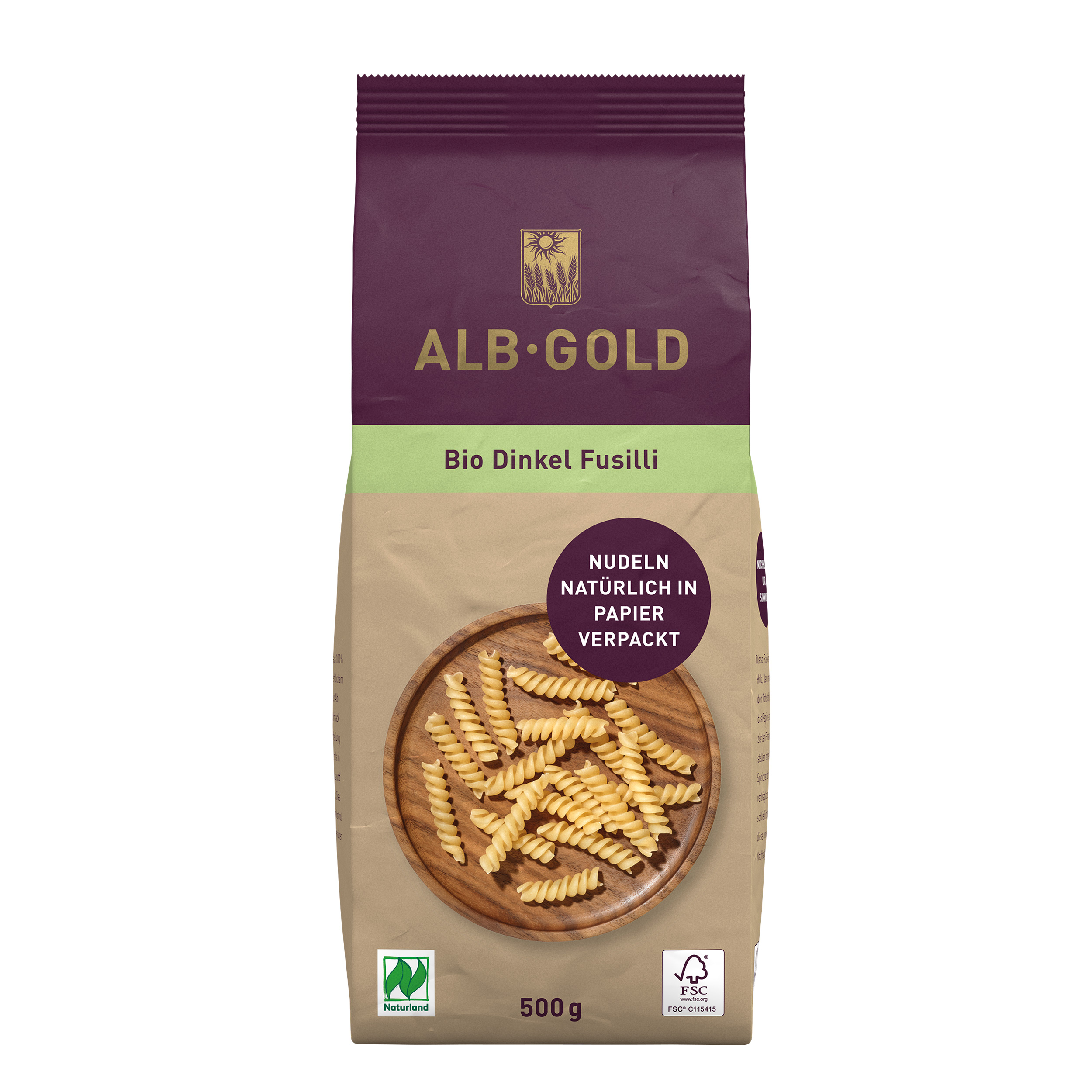 Bio Dinkel Fusilli Bio Dinkel Fusilli