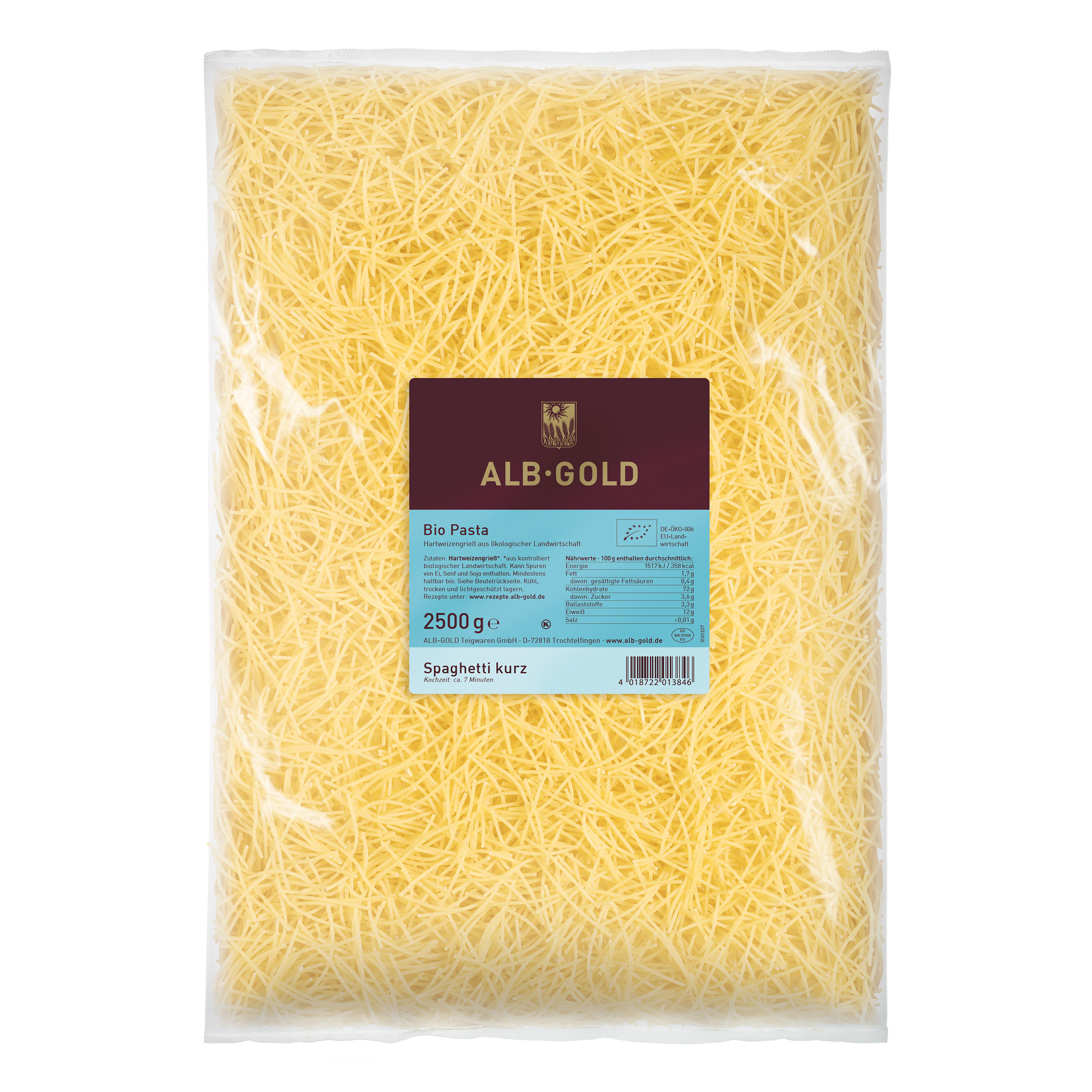 Bio Spaghetti kurz