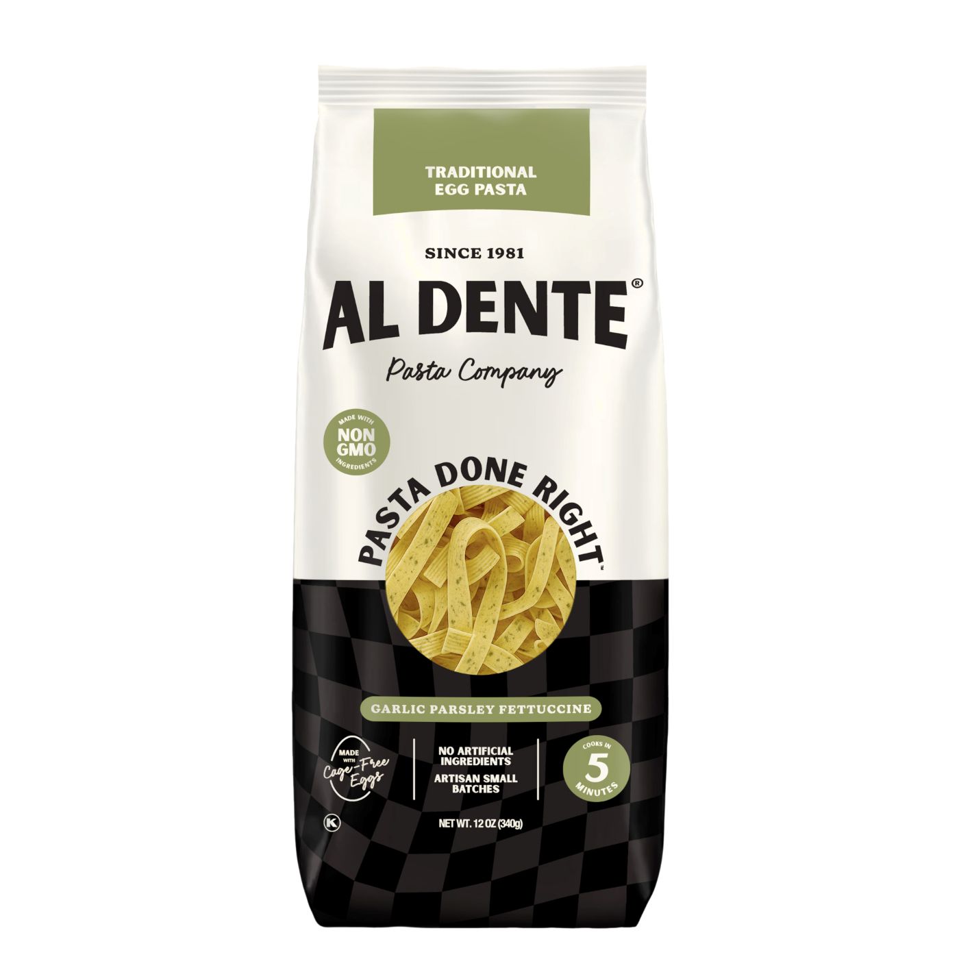Knoblauch Petersilie Fettuccine