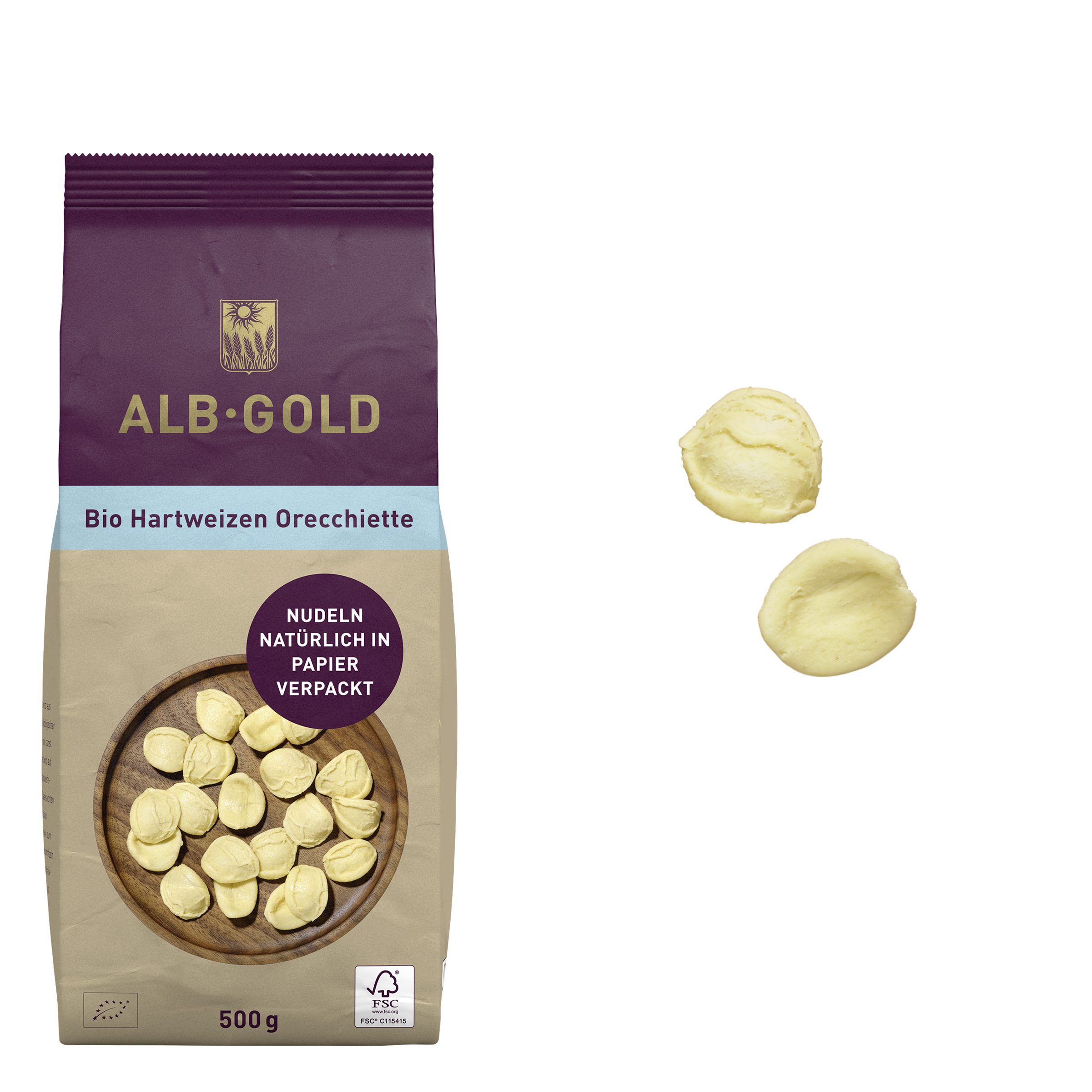 Bio Hartweizen Orecchiette