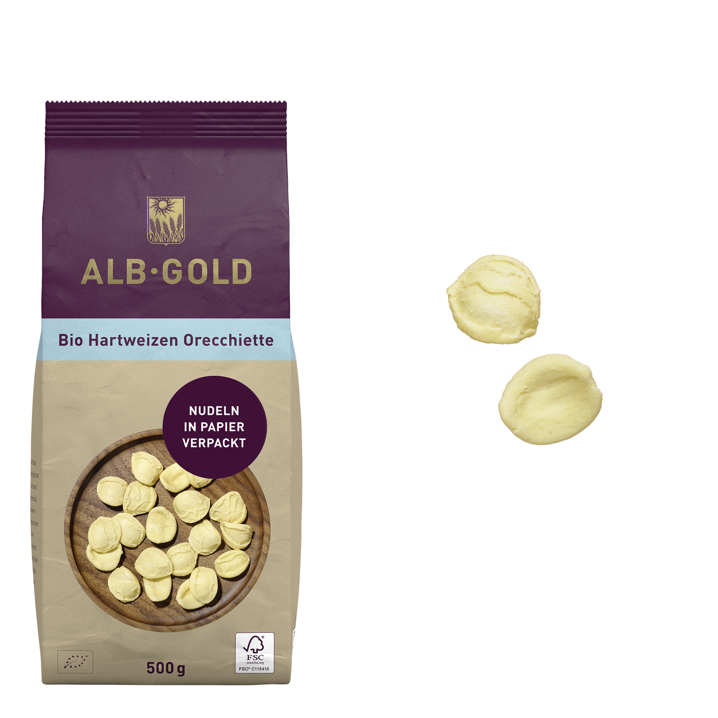 Bio Hartweizen Orecchiette
