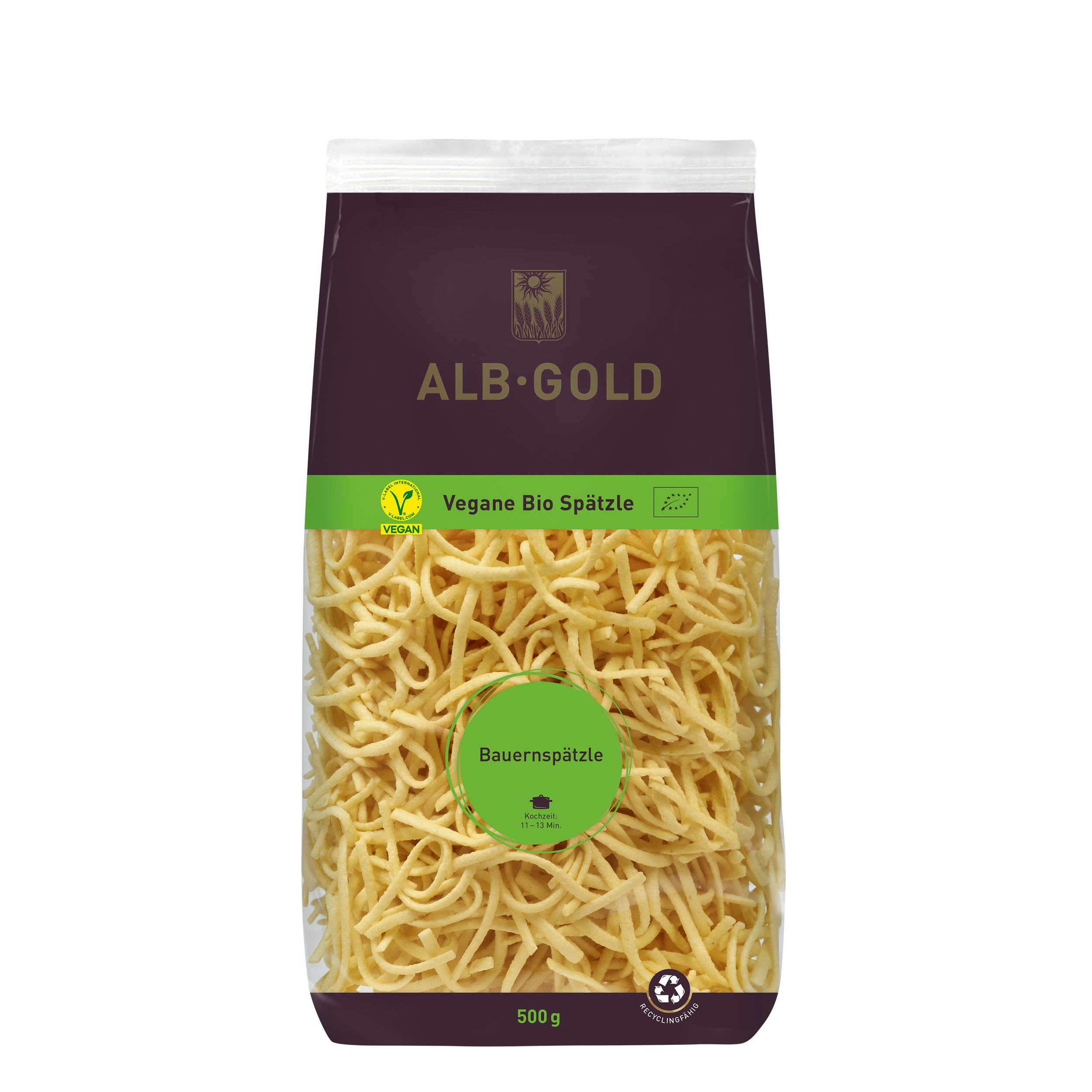 Vegane Bio Bauernspätzle Vegane Bio Bauernspätzle