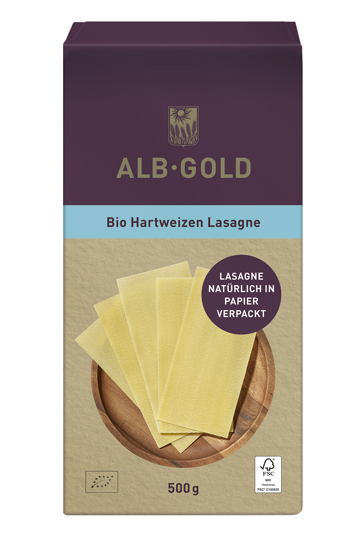 Bio Hartweizen Lasagne