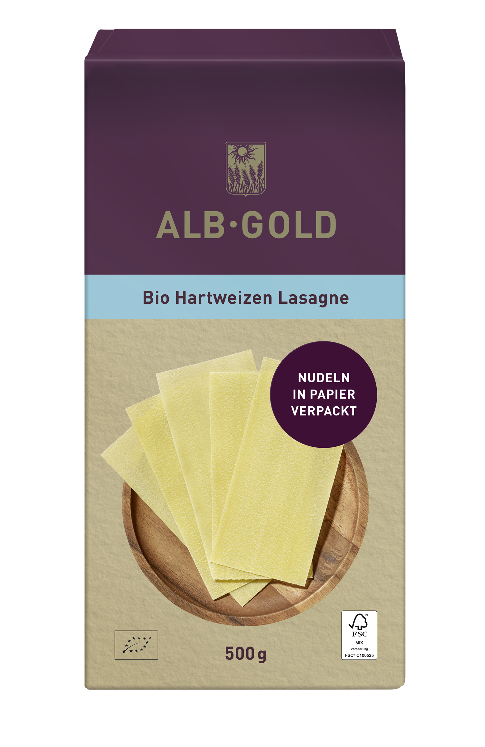 Bio Hartweizen Lasagne